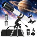 LAKWAR Telescope for Adults and Beginner Astronomers 80mm Aperture 800mm FMC High Transmission Coatings