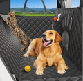Dog Seat Cover-LAKWAR Non-slip Dog Car Hammocks with Seatbelt Dog Car Seat Cover Waterproof and Scratch-Resistant Dog Car Back Seat Protection